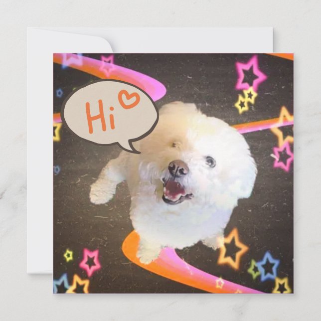 Just Saying "Hi" Invitation (Devant)