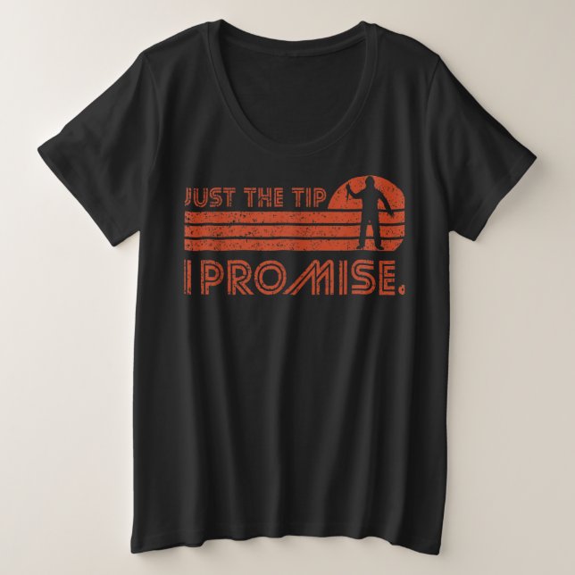 Just The Tip I Promise Halloween vintage retro for (Design devant)