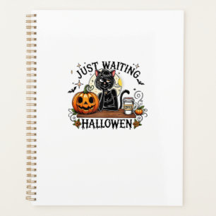 Juste à attendre pour Halloween Black Cat Lady Caf