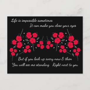 Juste à côté de votre carte postale d'encouragemen