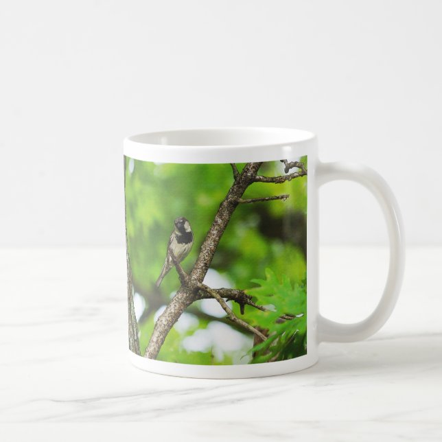 Juste Assis Autour De La Mug De Café (Droite)