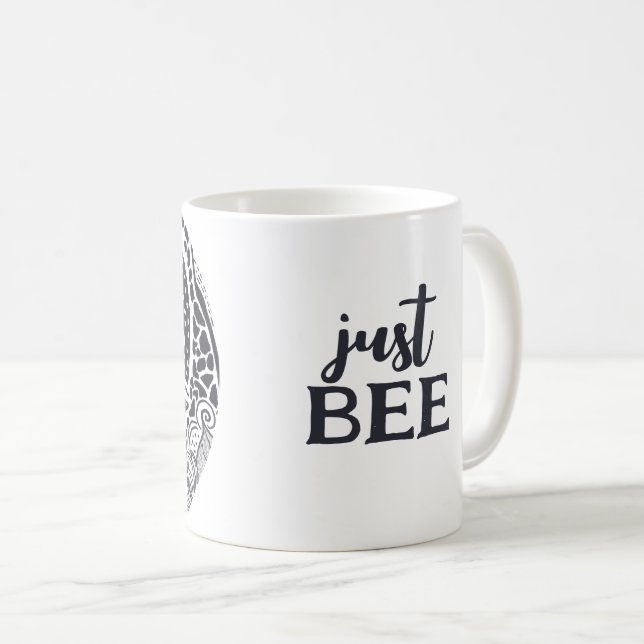 Juste Bee Bumble Bee Coffee Mug (Devant droit)