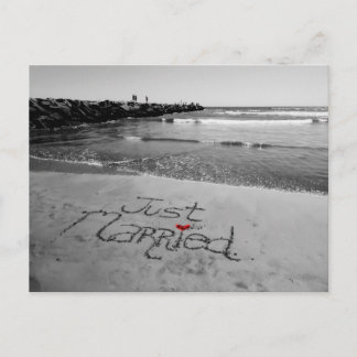 Juste carte postale mariée