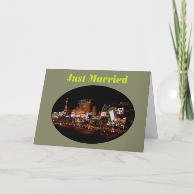 Juste cartes mariées de bande de Las Vegas (Devant)
