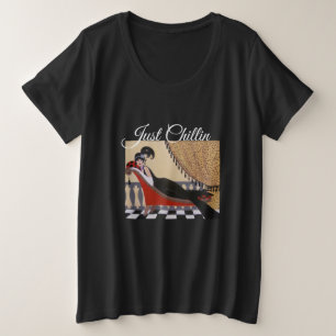 Juste Chillin Femme Plus-Size T-Shirt de base