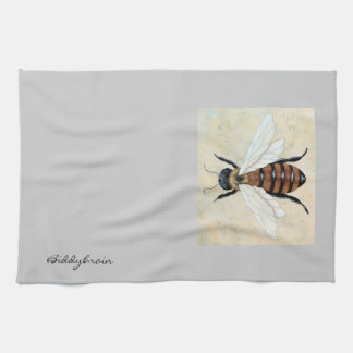 Juste cuisine d'abeille ou serviette d'invité
