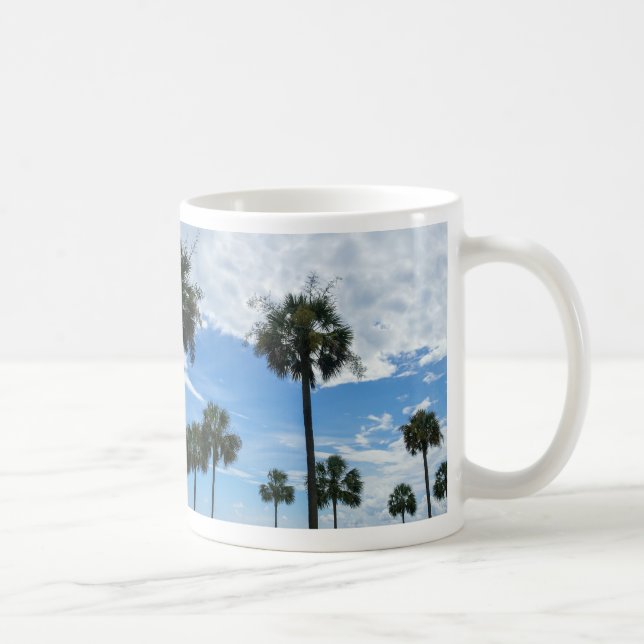 Juste des palmiers café Mug (Droite)