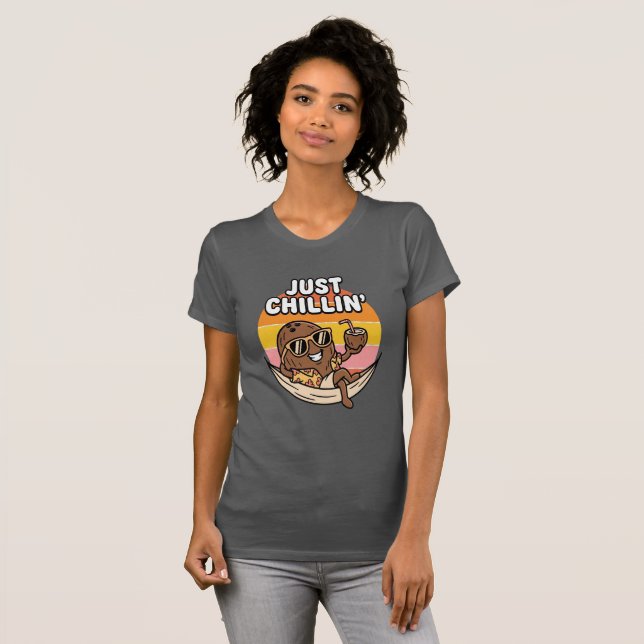 Juste Détente T-Shirt Coco – Tee-shirt Tropical d' (Devant entier)