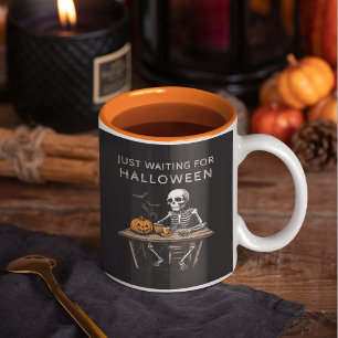 "Juste en attendant la Mug d'Halloween   Drôle Squ