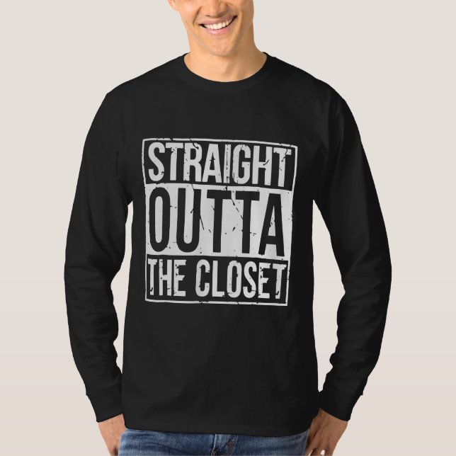 Juste En Face Du T-Shirt Cadeau LGBT Le Plus Close (Devant)