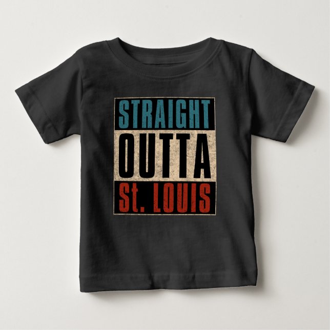 Juste en face St. Louis Missouri MO T-Shirt (Devant)