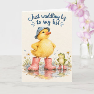 Juste en passant pour dire bonjour ! Carte de cana