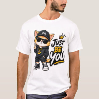 Juste être vous – T-Shirt typographique d'amour de