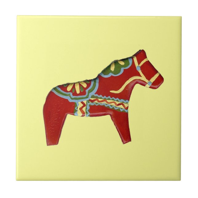 Juste Face À La Carreaux De Cheval Rouge Dala (Devant)