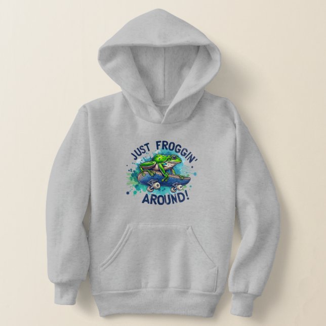 🐸 Juste Froggin’ autour - Tee amusante et joueuse (Poser)