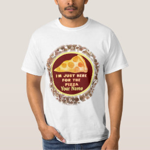 Juste ici pour t-shirt Pizza