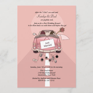 Juste invitation mariée de brunch de mariage de 2