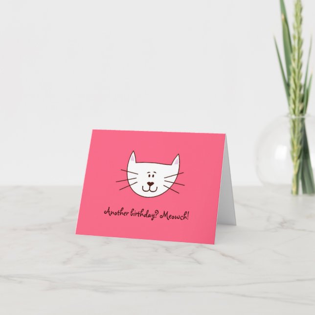 Juste "Kittying" carte de voeux (Devant)