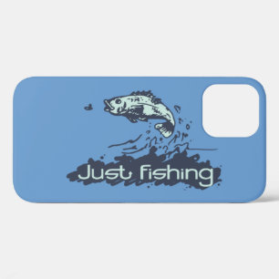 Juste la pêche mens bleu coque iphone