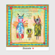 Juste Les Bons Sticker Vinyl Art