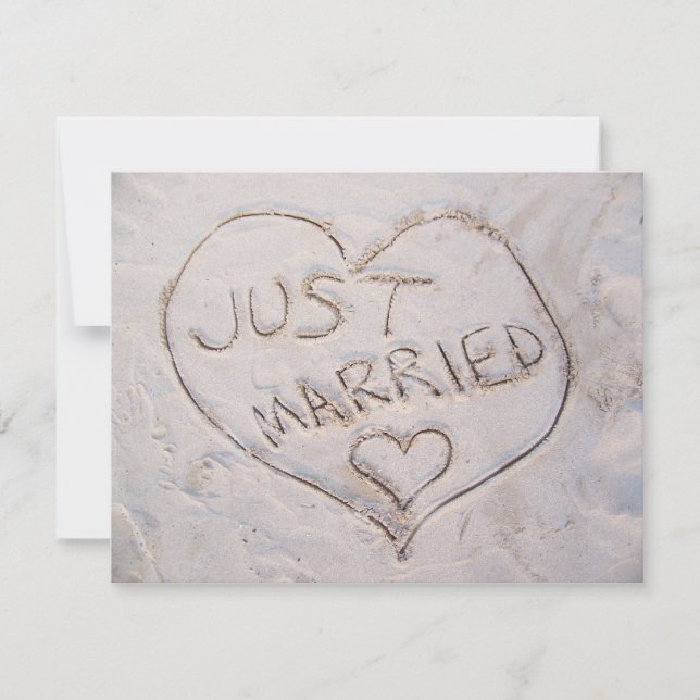 Juste marié Faire-part (Devant)