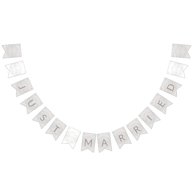 Juste Marié Mariage Buncher drapeaux Dauphin Thème (Tout)