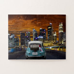 JUSTE MARIÉ MARIAGE CADEAU JIGSAW PUZZLE