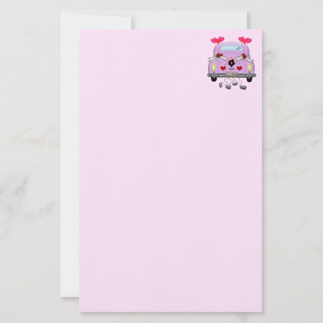 Juste Marié Pink Purple papeterie (Devant)
