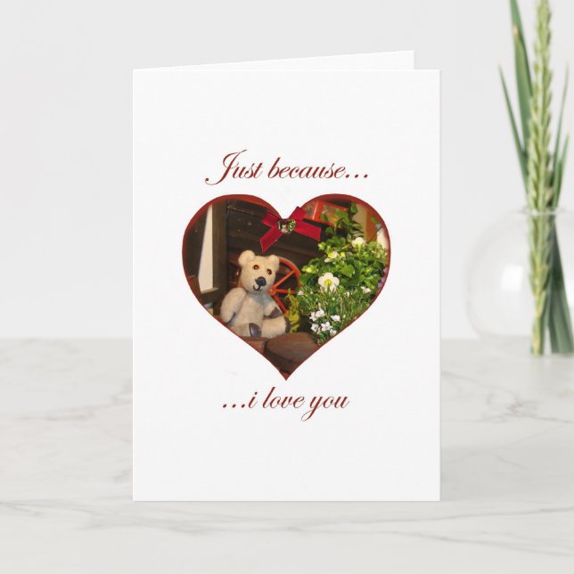 juste parce que carte (Devant)