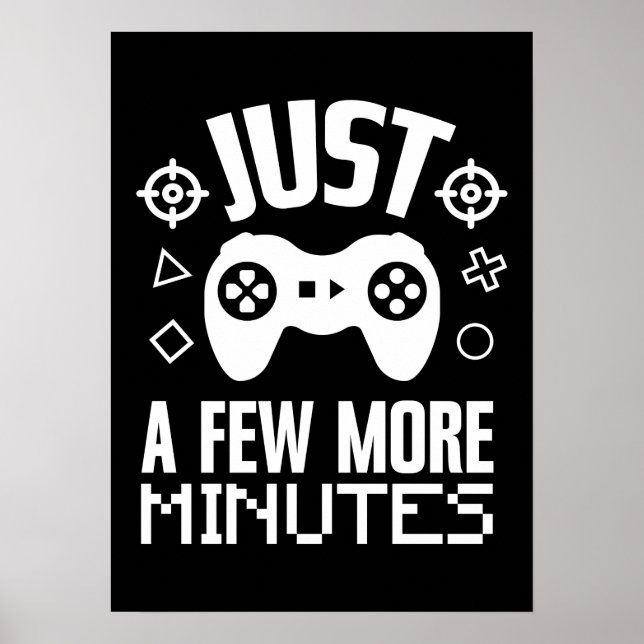 Juste Quelques Minutes De Plus, Jeu Drôle, Poster  (Devant)