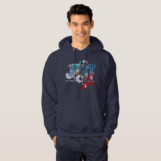 Juste Ski | Sweat - shirt à capuche masculin (Devant entier)