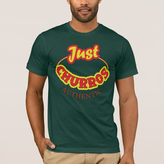 Juste T-shirt de logo de Churros (Devant)