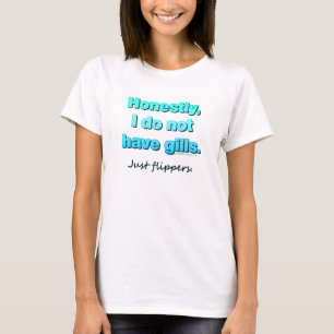 Juste T-shirt de nageoires
