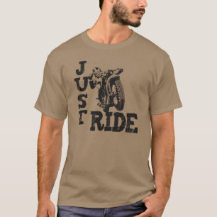 Juste T-shirt vintage de moto de tour