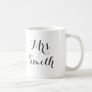 Juste tasse de café mariée de Mme Smith Couple