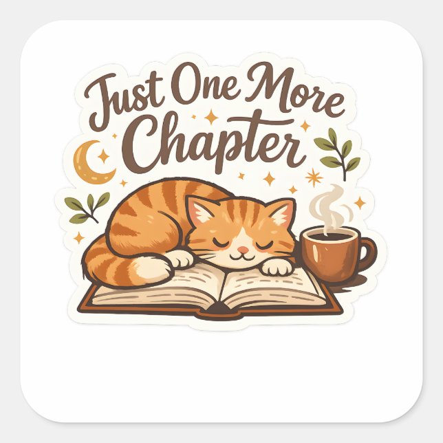Juste un chapitre de plus Autocollant de chat mign (Devant)