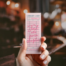 Juste un chapitre de plus Carte de bibliothèque pe