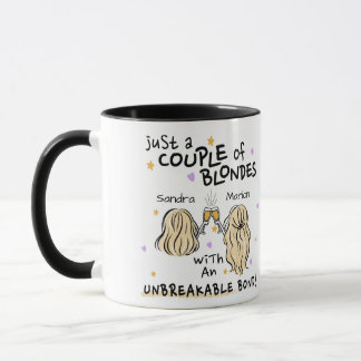 "Juste un couple de blondes" Nom personnalisé Mug