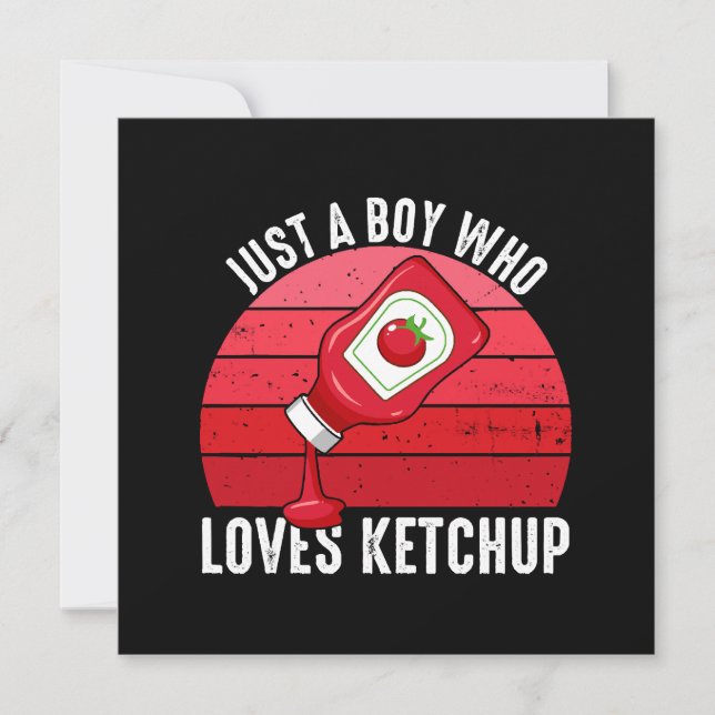 Juste un garçon qui aime Ketchup (Devant)