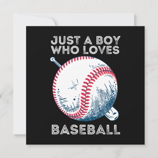 Juste un garçon qui aime le baseball (Devant)