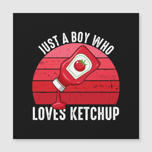 Juste un garçon qui aime le ketchup (Devant)