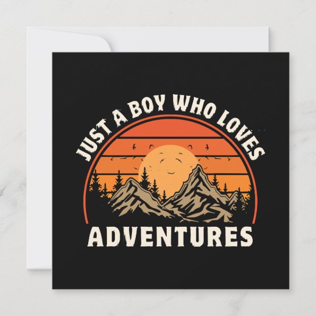 juste un garçon qui aime les aventures (Devant)