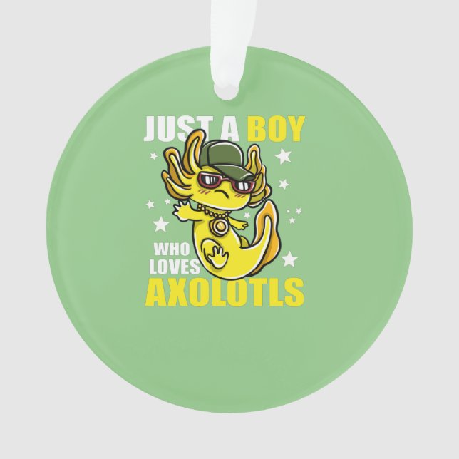Juste un garçon qui aime les axolotls Cute Funny K (devant)