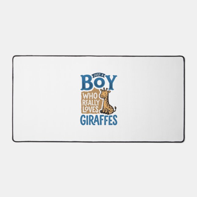 Juste un garçon qui aime les girafes design de t-s (Recto)