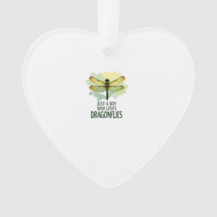 Juste un garçon qui aime les libellules. Libellule