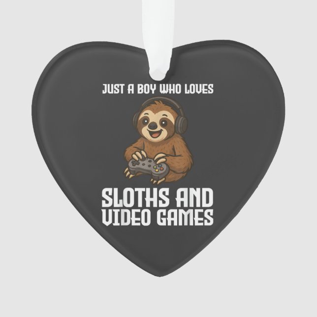 Juste un garçon qui aime les paresseux et les jeux (devant)