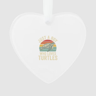 Juste un garçon qui aime les tortues Vintage Turtl