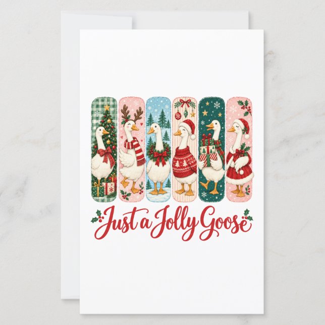 Juste un Noël d'oie joyeuse (Devant)