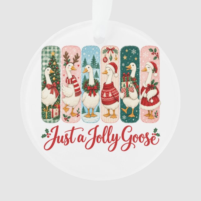 Juste un Noël d'oie joyeuse (devant)