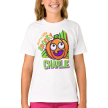 Juste un petit citrouille effrayant - t-shirt blan